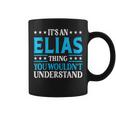 Elias Thing Surname Team Family Last Name Elias Coffee Mug