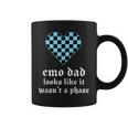 Emo Dad Looks Like It Wasn't A Phase Retro Goth Emo Punk Coffee Mug