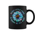 Every Little Thing Is Gonna Be Alright Hippie Flower Coffee Mug