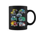 Excavator Fire Truck Police Car Monster Truck For Boys Coffee Mug