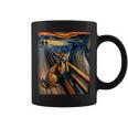 Expressionist Artsy Devon Rex Cat Artistic Devon Rex Cat Coffee Mug