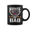 Family Skull Pirate Dad Jolly Roger Crossbones Flag Coffee Mug