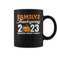 Family Thanksgiving 2023 Fall Turkey Family Group Matching Coffee Mug