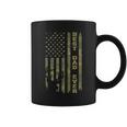 Father's Day Best Dad Ever Vintage Camo Usa Flag Deer Hunter Coffee Mug
