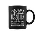 Father's Day Proud Dad Of Awesome Daughter Dad Coffee Mug