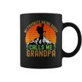 Favorite Hiking Buddy Calls Me Grandpa Hike Mountain Coffee Mug