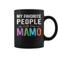 My Favorite People Call Me Mamo Cute Floral Grandma Coffee Mug