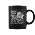 Feral Girl Summer Raccoon Beach Coffee Mug