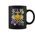 Lets Do This Field Day Thing Groovy Hippie Face Sunglasses Coffee Mug