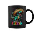 Lets Fiesta DinosaurRex Cinco De Mayo Mexican Party Coffee Mug