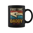 First Time Daddy Est 2023 Father's Day Promoted To Dad Coffee Mug