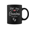 First Time Grandma 2024 Cute Heart Mother's Day New Grandma Coffee Mug