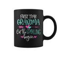First Time Grandma Let The Spoiling Begin New Coffee Mug