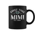 First Time Mimi Est 2024 Promoted To New Grandma Est 2024 Coffee Mug