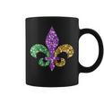 Fleur De Lis Mardi Gras Symbol Louisiana Carnival New Orlean Coffee Mug