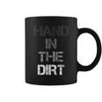 Football Lineman For Gloves Hand In The Dirt Coffee Mug