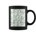 French Green Toile Chinoiserie With Flowers Leopards Coffee Mug