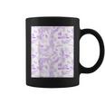 French Mauve Toile Chinoiserie With Flowers Leopards Coffee Mug