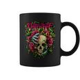 Bullet My Valentine Skull Roses And Red Blood Horror Coffee Mug