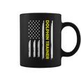 Dolphin Trainer Patriotic Dad Us Flag Fathers Day Coffee Mug