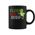Floss Like A Boss Dino Flossing Dinosaur Floss Dance Coffee Mug