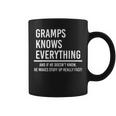 Gramps For Men Gramps Know Everything Coffee Mug
