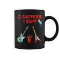 Guitar Saying 2 Guitars 1 Cup Music Coffee Mug