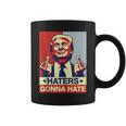 Haters Gonna Hate Donald Trump Middle Finger Coffee Mug
