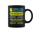 Hobby Roller Coaster 5 Things For Women Coffee Mug