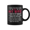 Husband 5 Things You Should Know About My Wife Coffee Mug