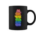 Lgbt Cat Stack Rainbow Gay Pride Anime For Cat Lover Coffee Mug