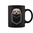 Maltese Apparel Cute Pocket Maltese Puppy Dog Coffee Mug