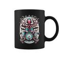 Octopus Playing Drums Drummer Music Lover Percussions Coffee Mug