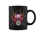 Octopus Playing Drums Musician Band Octopus Drummer Coffee Mug