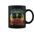 Old Drinker 50Th Cheers And Beers To My 50 Years Coffee Mug