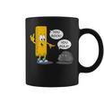 You Rock You Rule Cute Graphic Ruler Rock Coffee Mug