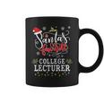 Santa's Favorite College Lecturer Christmas Party Coffee Mug