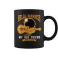 Total Solar Eclipse 2024 Hello Darkness My Old Friend Coffee Mug