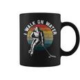 I Walk On Water Ice Hockey Players Winter Sports Pun Coffee Mug