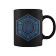 Geometría Sagrada Tatuaje Yoga Meditación Goa Trance Taza de café