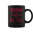 Georgia Vs All Y'all Vintage Weathered Southerner Coffee Mug