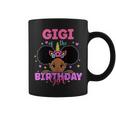 Gigi Of The Birthday Girl Melanin Afro Unicorn Princess Coffee Mug
