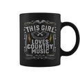 This Girl Loves Country Music Vintage Concert Nashville Coffee Mug