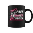 Girl Race Car Birthday Decorations Two Fast 2 Curious 2Nd Coffee Mug