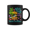 Girls Trip 2024 Palm Tree Sunset North Carolina Beach Coffee Mug