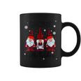 Gnome For The Holidays Buffalo Plaid 3 Gnomes Christmas Xmas Coffee Mug