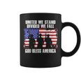 God Bless America United We Stand Divided We Fall Coffee Mug