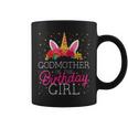 Godmother Of The Birthday Girl Unicorn Godparents Matching Coffee Mug