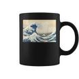 Gran Ola Frente A Kanagawa Katsushika Hokusai Surfing Ocean Taza de café