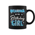 Grandma Of The Birthday Girl Family Snowflakes Winter Party Coffee Mug